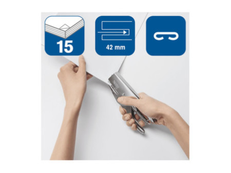 Rapid Pince agrafeuse Supreme S51, argent