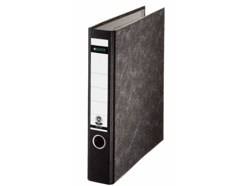 LEITZ Classeur marbré nuageux, 180 dégrés, A4, 59 mm, noir