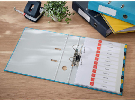 LEITZ Classeur à levier Cosy Soft-Touch, A4, 80 mm, bleu