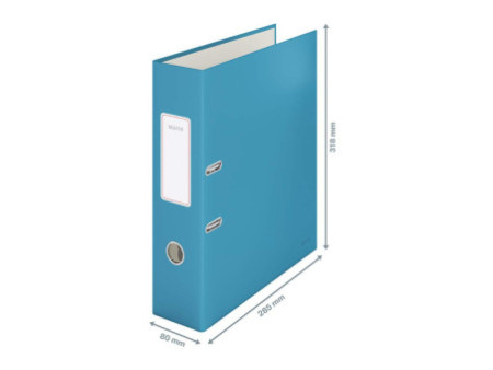 LEITZ Classeur à levier Cosy Soft-Touch, A4, 80 mm, bleu