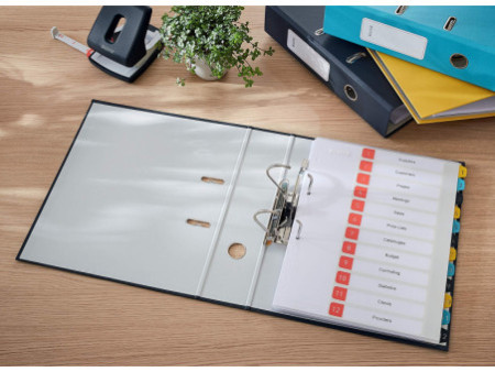 LEITZ Classeur à levier Cosy Soft-Touch, A4, 80 mm, gris