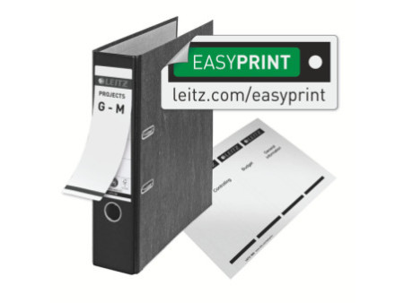 LEITZ classeur marbré nuageux, 180 degrés, format A4, 80 mm,