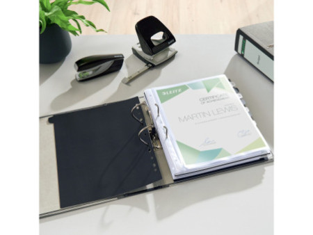 LEITZ classeur marbré nuageux, 180 degrés, format A4, 80 mm,