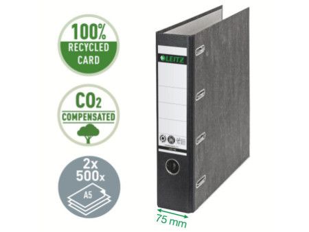 LEITZ Classeur à double mécanisme pour 2 x format A5 paysage
