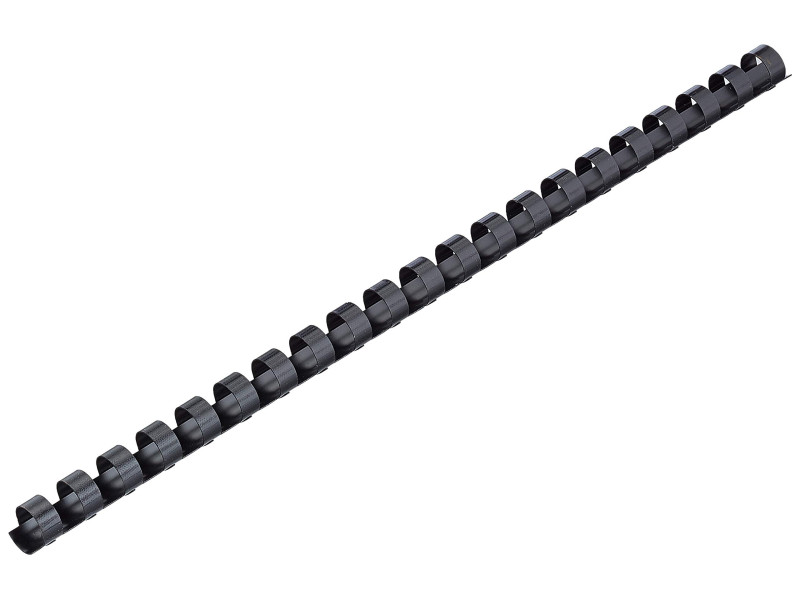 LEITZ Peigne à relier plastique, diamètre: 16 mm, noir