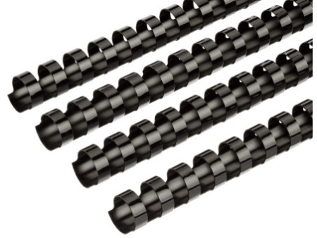 LEITZ Peigne à relier plastique, diamètre: 16 mm, noir