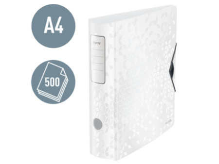 LEITZ Classeur Active WOW, 180 degrés, 80 mm, blanc
