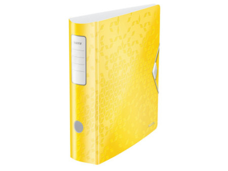 LEITZ Classeur Active WOW, 180 degrés, 80 mm, jaune
