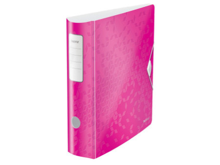 LEITZ Classeur Active WOW, 180 degrés, 80 mm, rose