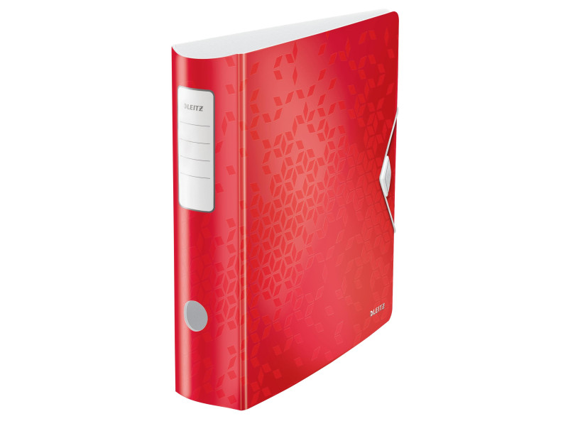 LEITZ Classeur Active WOW, 180 degrés, 80 mm, rouge