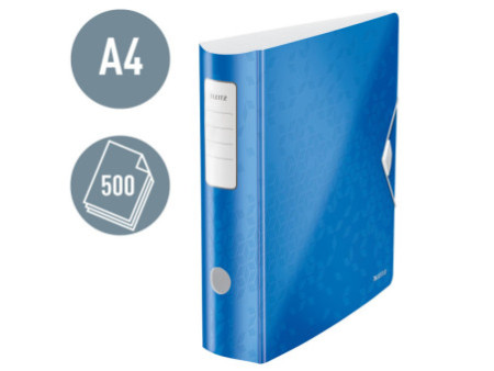 LEITZ Classeur Active WOW, 180 degrés, 80 mm, bleu