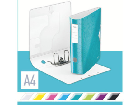 LEITZ Classeur Active WOW, 180 degrés, 80 mm, menthe