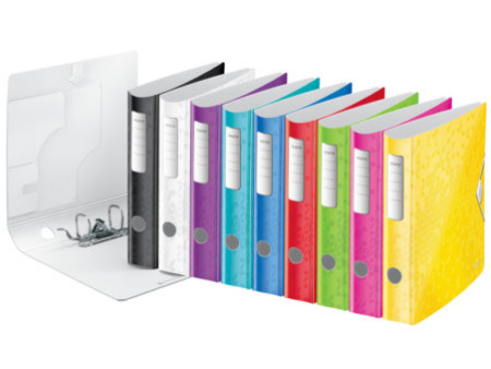 LEITZ Classeur Active WOW, 180 degrés, 60 mm, blanc