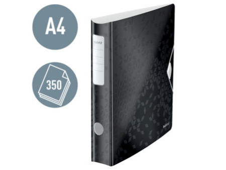 LEITZ Classeur Active WOW, 180 degrés, 60 mm, noir