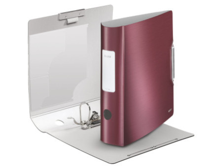 LEITZ Classeur Active Style, 180 degré, 80 mm, rouge grenat