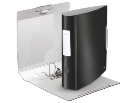 LEITZ Classeur Active Style, 180 degrés, 80 mm, satin noir