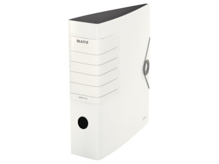 LEITZ Classeur Solide, 180 degrés, 82 mm, blanc