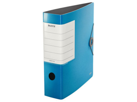 LEITZ Classeur Solide, 180 degrés, 82 mm, bleu clair