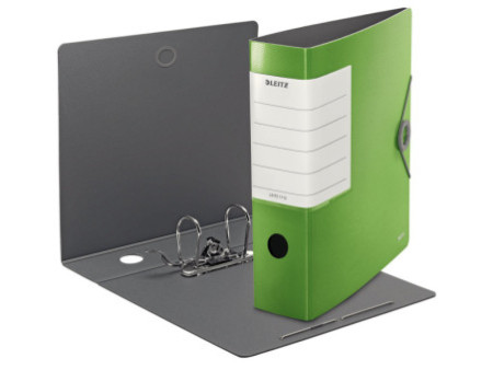 LEITZ Classeur Solide, 180 degrés, 82 mm, vert clair