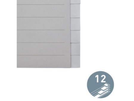 LEITZ Intercalaires en papier naturel, uni, A4 extra-large