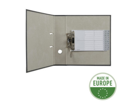 LEITZ Intercalaires en plastique, A-Z, A5 paysage, PP, gris