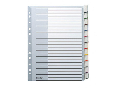 LEITZ intercalaire en plastique, blanc, A4 extra large,