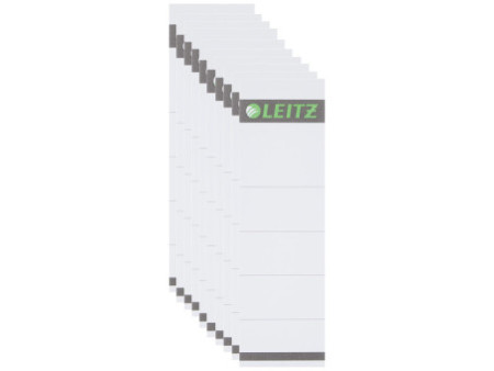 LEITZ Etiquette bristol pr dos de classeur, 57 x 190 mm,gris