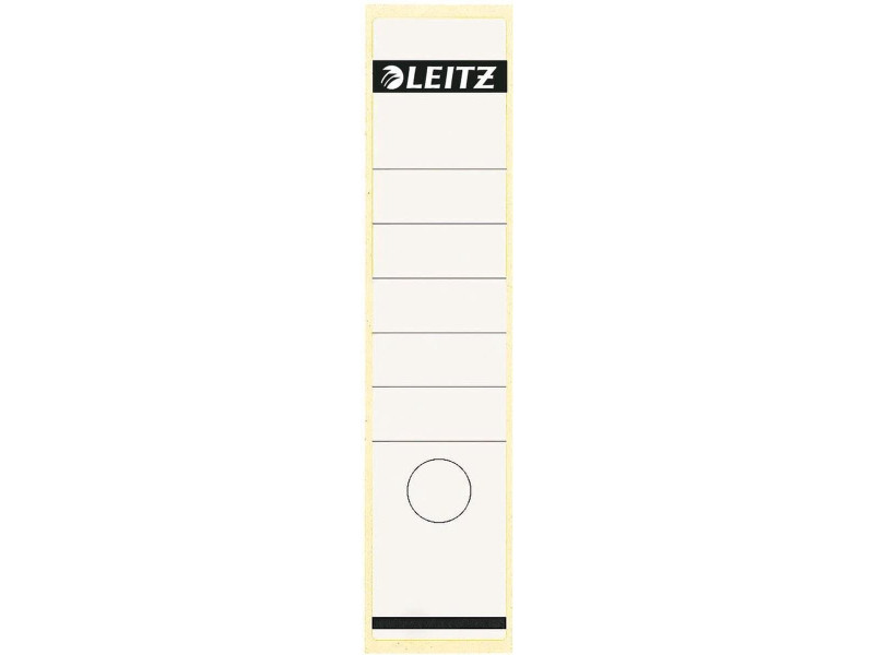 LEITZ Etiquette pour dos de classeur, 61 x 285 mm, blanc