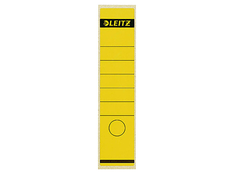LEITZ Etiquette pour dos de classeur, 61 x 285 mm, jaune