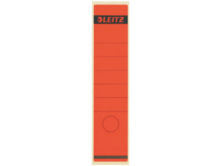 LEITZ Etiquette pour dos de classeur, 61 x 285 mm, rouge