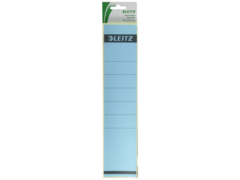 LEITZ Etiquette pour dos de classeur, 61 x 285 mm, bleu