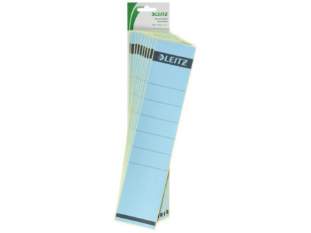 LEITZ Etiquette pour dos de classeur, 61 x 285 mm, bleu