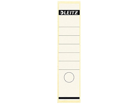 LEITZ Etiquette pour dos de classeur, 61 x 285 mm, blanc