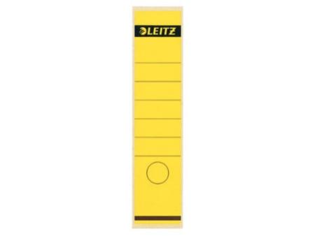 LEITZ Etiquette pour dos de classeur, 61 x 285 mm, jaune