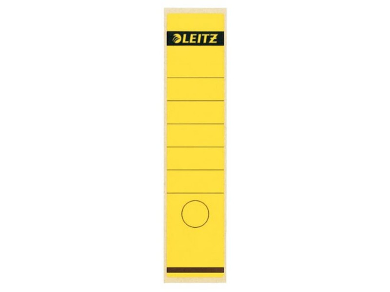 LEITZ Etiquette pour dos de classeur, 61 x 285 mm, jaune