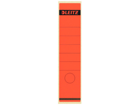 LEITZ Etiquette pour dos de classeur, 61 x 285 mm, rouge