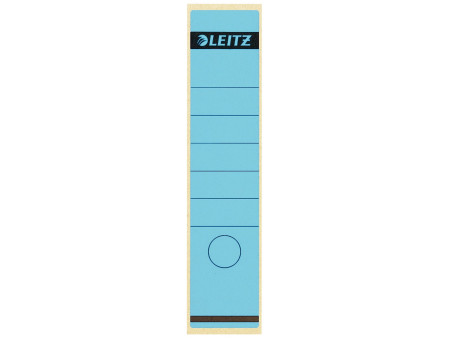 LEITZ Etiquette pour dos de classeur, 61 x 285 mm, bleu