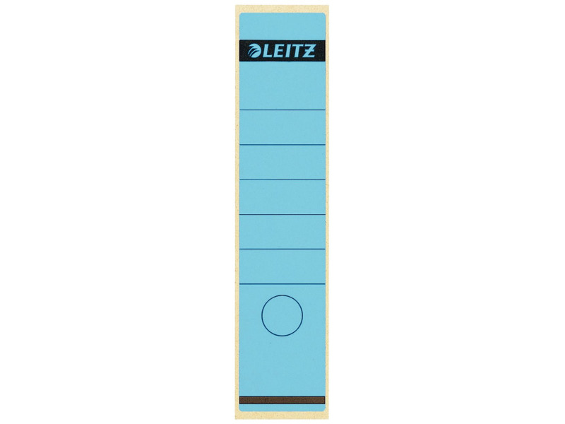 LEITZ Etiquette pour dos de classeur, 61 x 285 mm, bleu