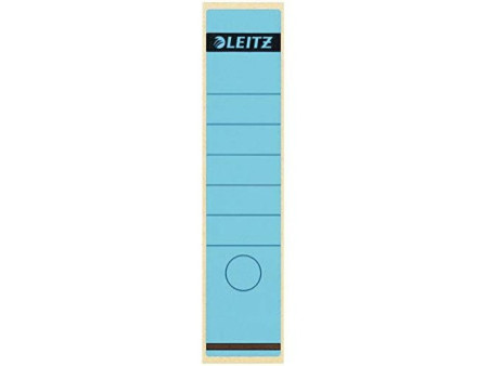 LEITZ Etiquette pour dos de classeur, 61 x 285 mm, bleu