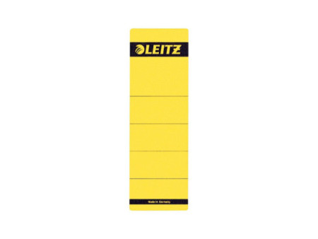 LEITZ Etiquette pour dos de classeur, 61 x 192 mm, jaune