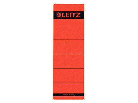 LEITZ Etiquette pour dos de classeur, 61 x 192 mm, rouge