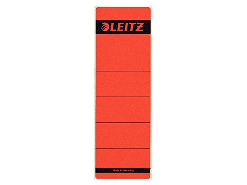 LEITZ Etiquette pour dos de classeur, 61 x 192 mm, rouge