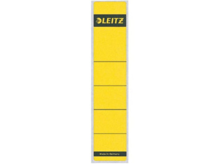 LEITZ Etiquette pour dos de classeur, 39 x 192 mm, jaune