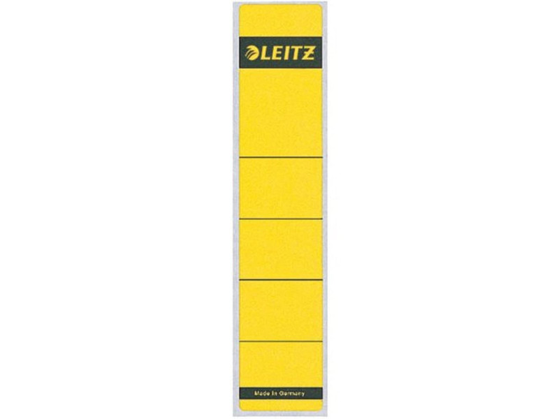 LEITZ Etiquette pour dos de classeur, 39 x 192 mm, jaune