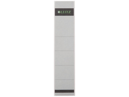 LEITZ Etiquette pour dos de classeur, 39 x 192 mm, gris