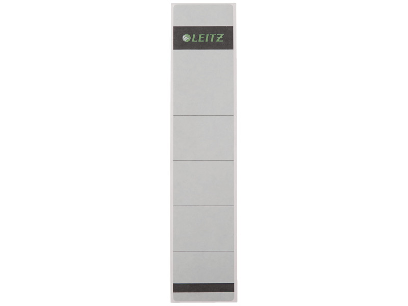 LEITZ Etiquette pour dos de classeur, 39 x 192 mm, gris
