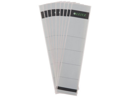 LEITZ Etiquette pour dos de classeur, 39 x 192 mm, gris