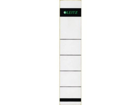 LEITZ Etiquette pour dos de classeur, 39 x 192 mm, gris