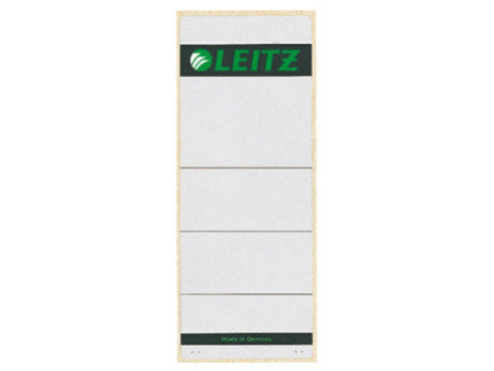LEITZ Etiquette pour dos de classeur, 61 x 157, gris