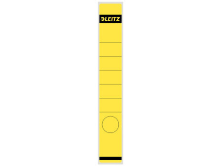 LEITZ Etiquette pour dos de classeur, 39 x 285 mm, jaune